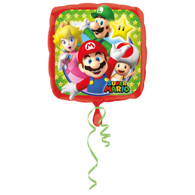 Balon folie 45 cm Super Mario Bros