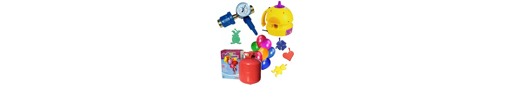 Pompe manuale si electrice pentru umflat baloane, contragreutati, snururi de rafie, betisoare cu rozeta