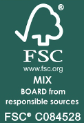 Farfurii din carton kraft reciclabile si compostabile, certificate FSC
