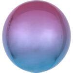 Balon ORBZ sfera purple-blue 38 x 40 cm