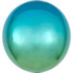 Balon ORBZ sfera blue-green 38 x 40 cm