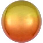 Balon ORBZ sfera yellow-orange 38 x 40 cm