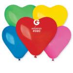 Set 50 baloane inimi asortate 44 cm