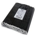 Bioco 150 paie negre jumbo din hartie, biodegradabile si compostabile, 230x8mm.