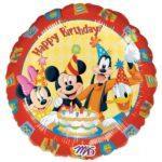 Balon folie 45 cm Mickey and friends Happy Birthday BF