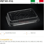 Capac PET transparent