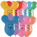 Set 50 baloane latex forma soricei