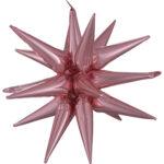Balon folie figurina rose-gold Magic Star 88 cm