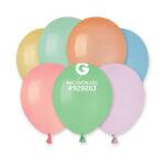100 baloane macaron asortate 13 cm