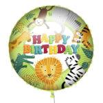 Balon folie Jungle Happy Birthday 45 cm