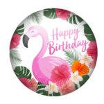 Balon folie Flamingo Happy Birthday 45 cm