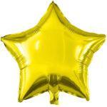 Balon folie uni stea aurie 46 cm