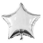 Balon folie uni stea argintie 46 cm