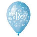 Set 10 baloane bleu It's a Boy, 30 cm