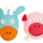 Set 8 masti party Ferma Animalelor BF