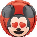 Balon folie 45 cm Mickey Love Emoticon