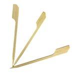 tepuse bambus maner plat 9 cm set 100 buc pentru aperitive finger food eco