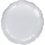 Balon folie 45 cm rotund Metalic Silver