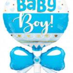 Balon figurina zornaitoare Baby Boy, 91 cm