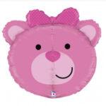 Balon figurina 3D Urs Baby Girl, 69 cm