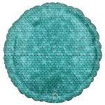 Balon folie 45 cm Glitter Ocean blue