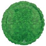 Balon folie 45 cm Glitter Verde
