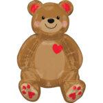 Multi balon folie Ursuletul Teddy Love, 51 cm