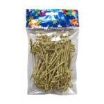 Set 100 scobitori bambus, 9cm