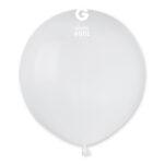Balon alb jumbo 48 cm Gemar, Italia – latex premium, ideal pentru decoruri elegante, nunți, botezuri și evenimente speciale. Calitate superioară și rezistență.