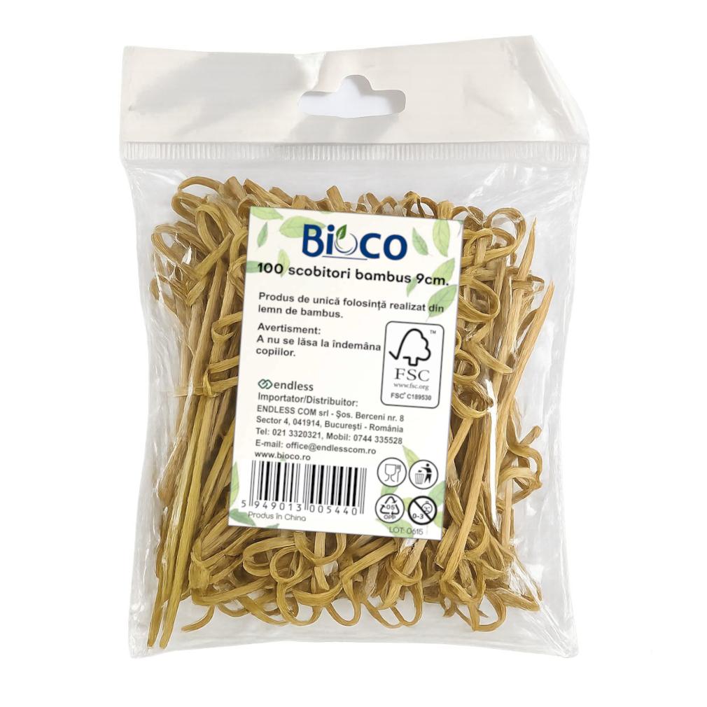 scobitori bambus capat buclat 9 cm set 100 buc pentru aperitive finger food scobitori bambus capat buclat 9 cm set 100 buc pentru aperitive finger food