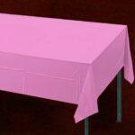 Fata de masa roz din hartie, la rola 1.2 x 7 m