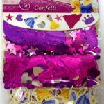 Set 3 pungute confetti pentru masa Princess