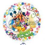 Balon folie 45 cm Mickey si Prietenii Happy Birthday BF
