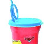 Pahar cu pai Cars 42 cl