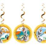 Set 3 decoratiuni spirale Olaf Summer