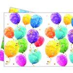 Fata de masa plastic Sparkling balloons 120x180cm