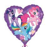 Balon folie 45 cm inima Little Pony