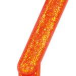 Lumanare cifra 7 glitter orange