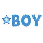Pachet 4 baloane folie It's a Boy