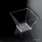 Set 6 cupe transparente pagoda 200cc