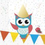 Set 20 servetele Prietena mea Bufnita