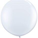 Balon jumbo alb 60 cm