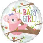 Balon folie 45 cm Koala Baby Girl