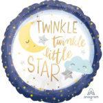 Balon folie 45 cm Twinkle Little Stars