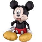 Balon folie figurina sitter Mickey Mouse
