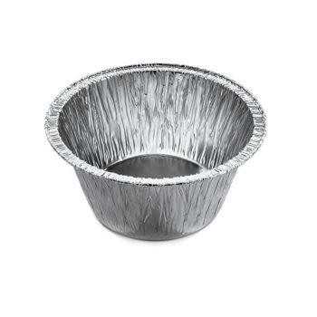 Caserolă aluminiu pentru budincă/brioșe, 135cc