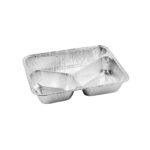 Caserola aluminiu meniu 3 compartimente 430/285/210cc, tip G