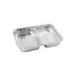 Caserola aluminiu meniu 2 compartimente 400/350cc, tip L