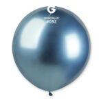 Balon jumbo chrome blue 48 cm