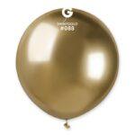 Balon jumbo chrome auriu 48 cm
